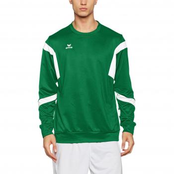Erima – Sudadera para hombre CLASSIC Team, todo el año, hombre, color verde/blanco, tamaño small