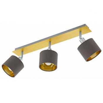 Lámpara de Techo Valbiano Cappuccino/Oro 3 Focos E14
