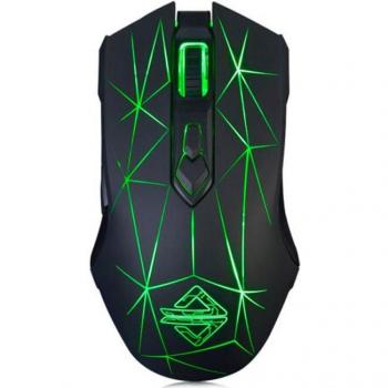 Ratón Ajazz AJ52 RGB con retroiluminación, DPI ajustables, 7 botones programables, inalámbrico y con cable, ligero, para gaming y accesorios de PC