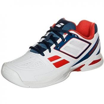 Babolat Propulse equipo BPM tenis para niños blanco / azul / rojo Talla:3 UK - 35.5 EU