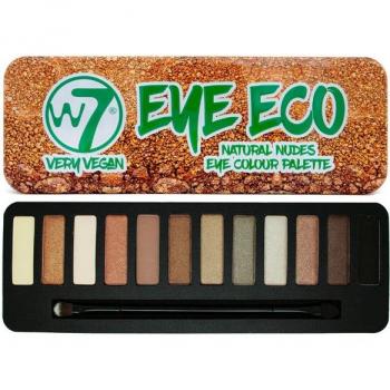W7 - Paleta de Sombras de Ojos Very Vegan Eye Eco, Maquillaje Vegano