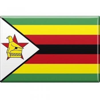 BOTÓN MAGNÉTICO Bandera paises ZIMBABUE NUEVO Talla Aprox. 7,5cm x 5,5cm