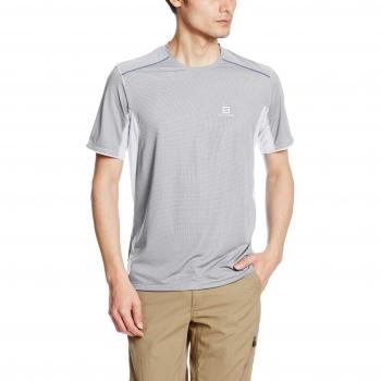 Salomon Trail Runner Camiseta de Manga Corta, Hombre, Blanco