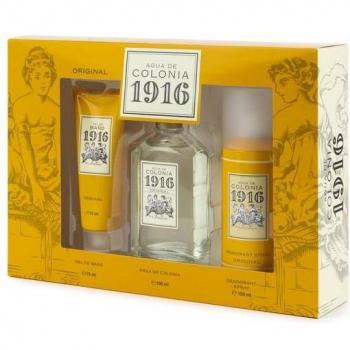 1916 Myrurgia Estuche Eau de Cologne 100ml + Desodorante Spray 150ml + Gel de Baño 75ml
