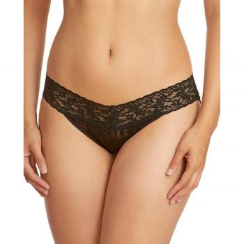 Hanky Panky Women's Signature Lace V-Kini - Black - Size: Large