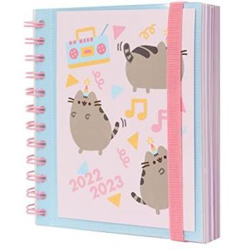 Agenda Escolar Pusheen 2022/2023 - Día por Página, 11 Meses, A5, 320 Páginas