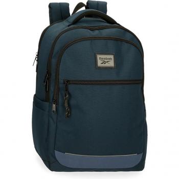 Mochila portaordenador Reebok Dexter dos compartimentos 44 cm azul marino