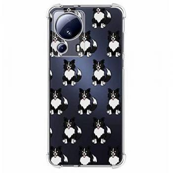 Funda Antigolpes de Silicona para Xiaomi 13 Lite 5G con Diseño de Perros 07