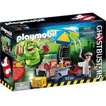 Playmobil Ghostbusters 9222 Slimer con Stand de Hot Dog, A partir de 6 años