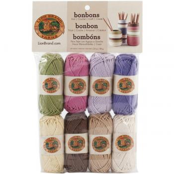 Lion Brand Yarn Company 1 Pieza Bonbons, Naturaleza, Multicolor