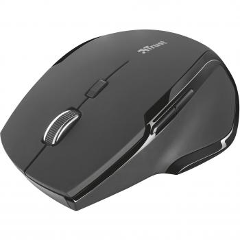 Trust Evo - Ratón óptico compacto inalámbrico, negro