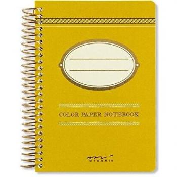 Midori Colour Notebook - Cuaderno, color mostaza