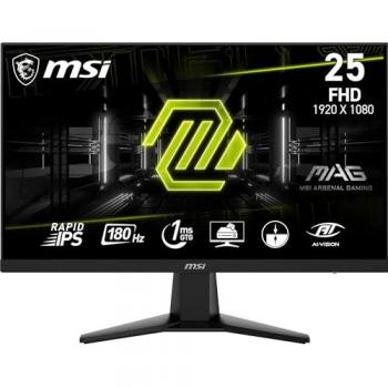 Monitor Gaming MSI MAG 256F 24.5 Full HD IPS 180 Hz 1 ms sRGB 127% Sin Marcos HDR