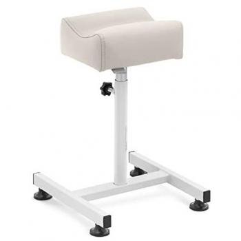 Reposapiés para pedicura - 24 x 22 cm - Color crema - Soporta hasta 80 kg