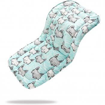 Miracle Baby Cojín Carro Bebe,Colchoneta Silla Paseo Universal Transpirable,Cojín Silla de Paseo para el Cochecito y Asiento de Carro, 100% Algodón, 32x80cm