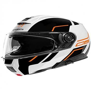 Casco Modular Schuberth C5 Master - Fibra de Vidrio y Carbono, Color Naranja, Talla XL