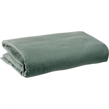 Funda Nórdica de Algodón Stonewashed Vivaraise Zeff 240 x 220 cm Tomillo