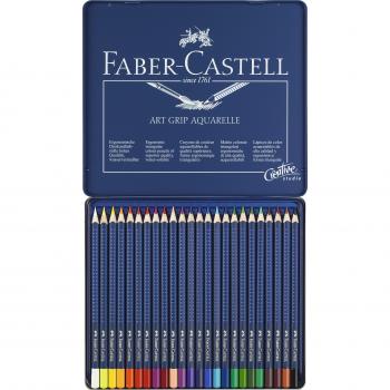 Faber-Castell 09114224 - Lápices de color aquarellables, 24 unidades