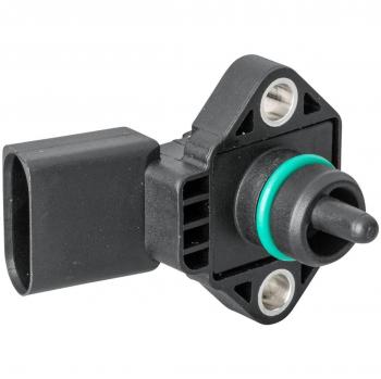 Sensor de presión de sobrealimentación HELLA 6PP 358 152-011 - 4 polos - atornillado