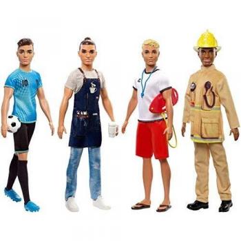 Mattel-FXP01 Barbie Muñeco Ken yo quiero ser 30 cm, Multicolor