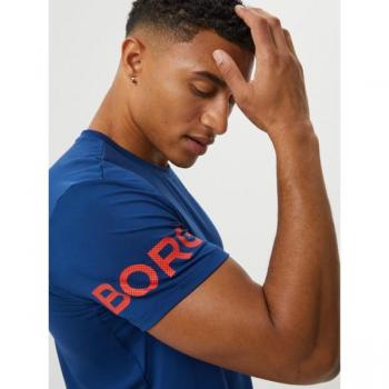 Björn Borg Borg T-shirt Blue, Size S