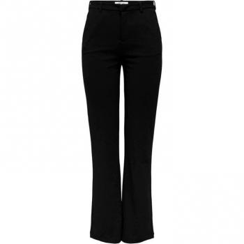 Pantalón recto de mujer Only Raffy-Yo Life con media altura en color negro