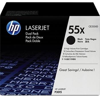 HP LaserJet CE255XD Original Toner Black High Capacity Pack of 2
