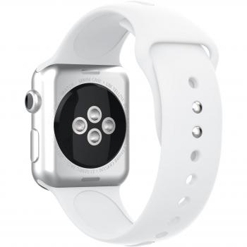 YaYuu Correa Apple Watch 42mm 38mm Pulsera iWatch de Reemplazo Ajustable, Banda Silicona para Reloj Apple, Brazalete Deportivo Flexible y Transpirable para Apple Watch Series 1/2 / 3/4
