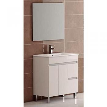 EL ALMACEN DEL PROFESIONAL Juego de Mueble de Baño Modelo Egipto Porcelana, Conjunto formado por Mueble