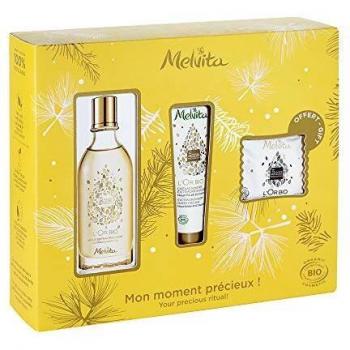 Melvita - L'Or Bio Lote 3 Piezas - Aceite Extraordinario Lor Bio - Tratamiento Completo para Rostro, Cuerpo y Cabello