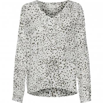 KAFFE Debra Multicolor Long Sleeve Blouse for Women, Size XL