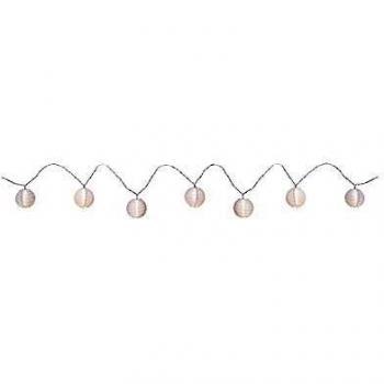 Cadena de Luces LED Móvil Exterior con 7 Farolillos, IP44, 3000K, Batería Recargable por USB