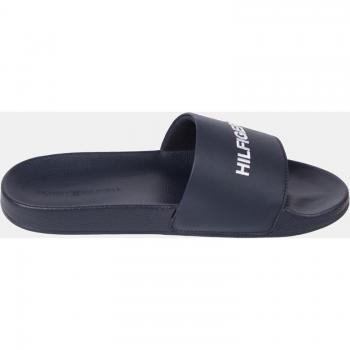 Tommy Hilfiger - Chanclas de hombre tipo pala con logotipo en color azul marino Talla 45
