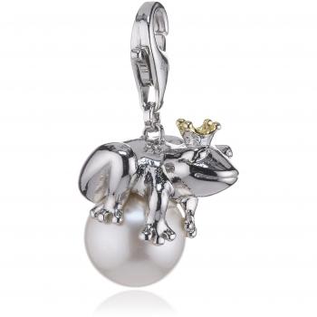 Colgante de Plata 925 Esprit Rana Rey con Cristal y Perla