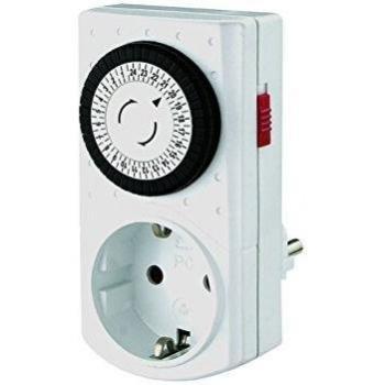 Tageszeitschaltuhr Mini analog für den Innenbereich