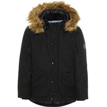 NAME IT Boy - Abrigo de Invierno Negro Negro