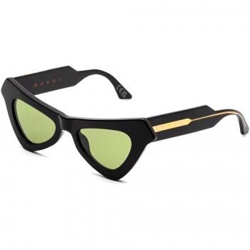 Marni Fairy Pools Forest TYJ Women's Sunglasses Black Size 50