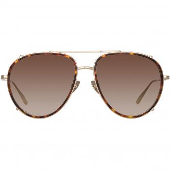 Linda Farrow DIMITRI C3 Gold Men's Sunglasses 62mm