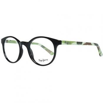 Pepe Jeans PJ3238 C1 Men's Eyeglasses Black Size 49 - Blue Light Block Available