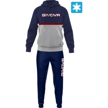 Givova Italia 106 Two-Tone Fleece Tracksuit for Men