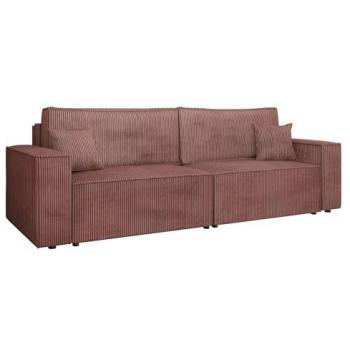 Sofá-cama Shelton 106 con L-Función, dos cajas de ropa de cama y respaldo ajustable, 83x245x139cm