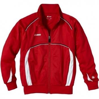 JAKO Polyesterjacke Passion - Guantes de fútbol sala, color rojo, blanco, talla 152
