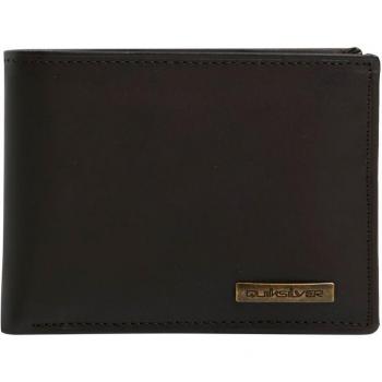 Quiksilver - Cartera de Cuero Gutherie U Marrón con Diseño Clásico