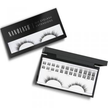 Nanolash DIVINE Pestañas en Racimo 1 Unidad - Maquillaje para Ojos, Efecto Natural, Fáciles de Aplicar, Reutilizables