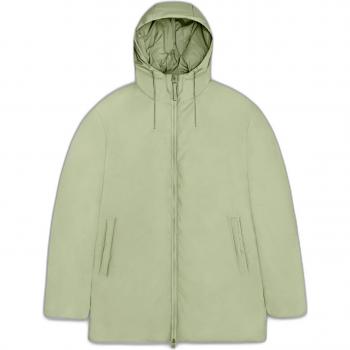 Rains Lohja Long Waterproof Jacket - Earth