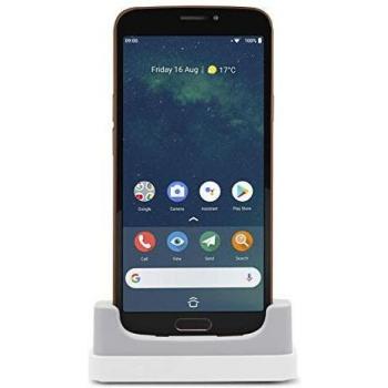 Doro 8080 Smartphone 4G Ideal para Mayores con Display de 5.7, Cámara de 16 MP, Whatsapp, Botón de Asistencia con GPS y Base de Carga [Versión Española y Portuguesa]