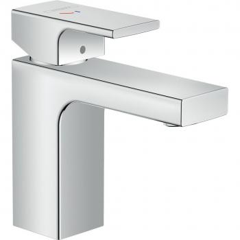 Grifo monomando para lavabo Hansgrohe Vernis Shape 100 CoolStart con desagüe, EcoSmart, cromo, modelo 71594000