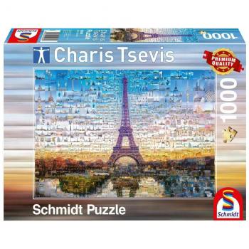Rompecabezas Schmidt de 1000 piezas París por Charis Tsevis