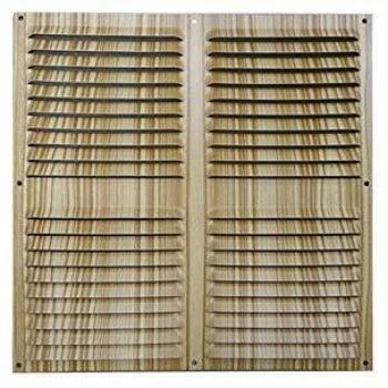 REJILLA PLANA VENTILACION 300X300mm COLOR MADERA CLARA
