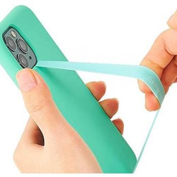 Sinjimoru - Sinji Loop - Banda elástica de Silicona para Sujetar el móvil, Agarre elástico para iPhone, Segura y Delgada, Soporte para teléfono móvil - Menta